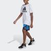 imageadidas Boys Aeroready Elastic Waistband Basketball Creator ShortBlue Rush