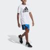 imageadidas Boys Aeroready Elastic Waistband Basketball Creator ShortBlue Rush