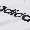 imageadidas Boys Big Short Sleeve Cotton Script Logo TShirtLinear Logo White