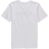 imageadidas Boys Big Short Sleeve Cotton Script Logo TShirtLinear Logo White