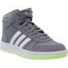 imageadidas Boys Hoops 20 Mid Ankle Basketball ShoeGreyFtwr WhiteSignal Green