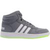 imageadidas Boys Hoops 20 Mid Ankle Basketball ShoeGreyFtwr WhiteSignal Green