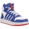 imageadidas Boys Hoops 20 Mid Ankle Basketball ShoeWhiteRoyal BlueBlack