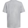 imageadidas Boys Short Sleeve Cotton USA Graphic TShirtGrey Heather Flag