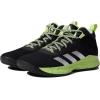 imageadidas UnisexChild Cross Em Up 5 Basketball ShoeBlackSilver MetallicPulse Lime Wide