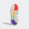 imageadidas UnisexChild Donovan Mitchell Issue 3 Basketball ShoesClear GreyPurple RushSemi Screaming Green