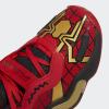 imageadidas UnisexChild Donovan Mitchell Issue 3 Basketball ShoesVivid RedGold MetallicBlack