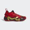 imageadidas UnisexChild Donovan Mitchell Issue 3 Basketball ShoesVivid RedGold MetallicBlack
