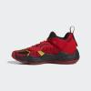 imageadidas UnisexChild Donovan Mitchell Issue 3 Basketball ShoesVivid RedGold MetallicBlack