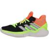imageadidas UnisexChild Harden Stepback Shoes BasketballBlackCoralGrey