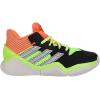 imageadidas UnisexChild Harden Stepback Shoes BasketballBlackCoralGrey