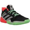 imageadidas UnisexChild Harden Stepback Shoes BasketballBlackGreyGlory Mint