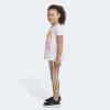 imageadidas girls 2 Piece 3stripe Tight SetWhite