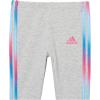 imageadidas girls 2 Piece Cotton Tee 3stripe Tight SetLeggingsPink