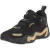 imageadidas UnisexChild Donovan Mitchell Issue 3 Basketball ShoesBlackGold MetallicGrey