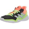 imageadidas UnisexChild Harden Stepback Shoes BasketballBlackCoralGrey