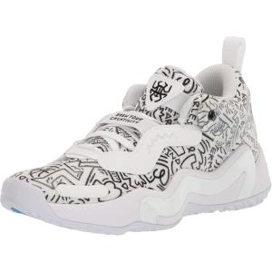 imageadidas UnisexChild Donovan Mitchell Issue 3 Basketball ShoesWhiteTeam GreenSolar Yellow