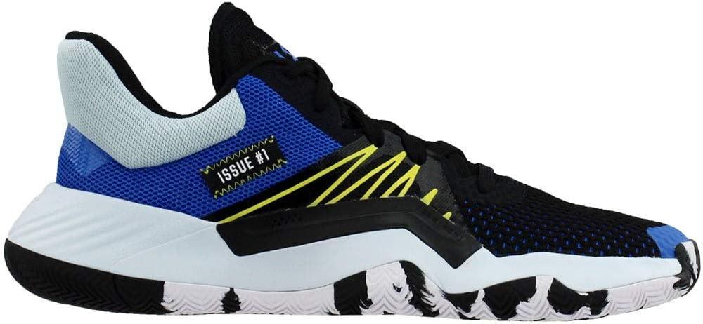 imageadidas Boys Don Issue 1 Basketball ShoeCore BlackGlory BlueShock Yellow