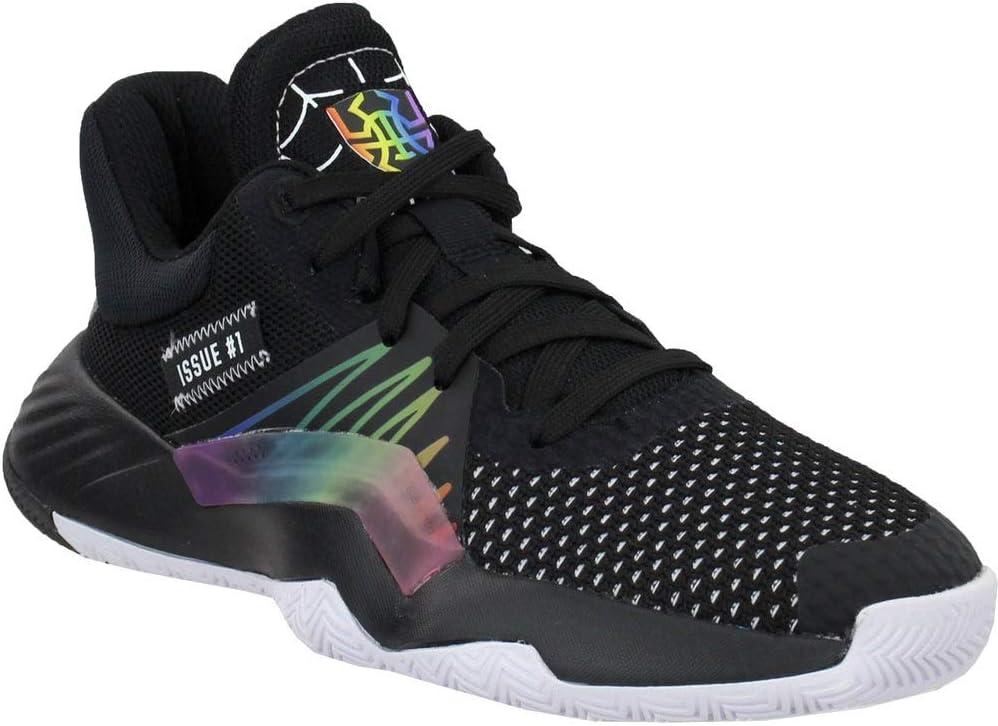 imageadidas Boys Don Issue 1 Basketball ShoeFtwr WhiteCore BlackCore Black