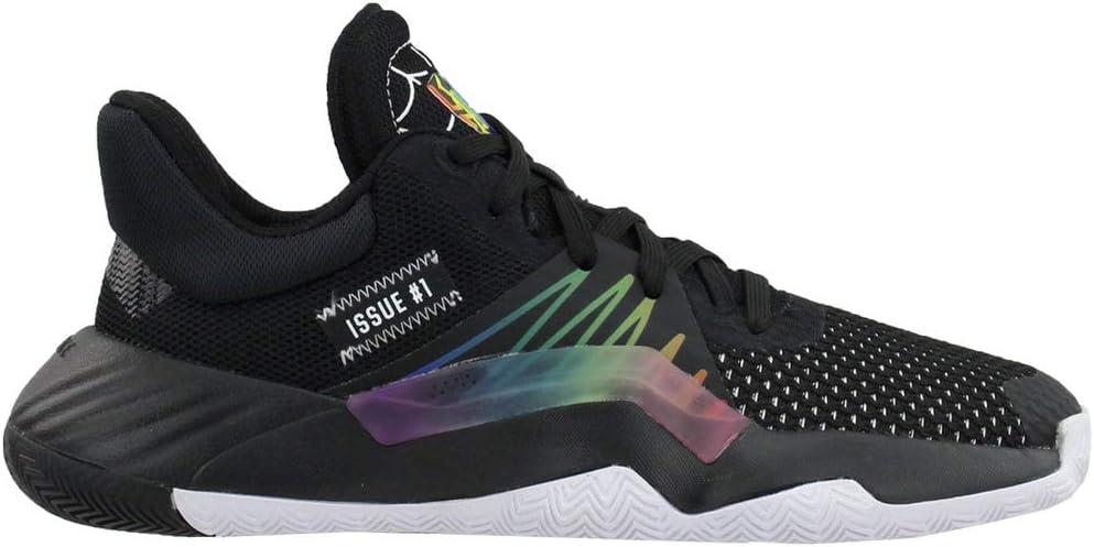 imageadidas Boys Don Issue 1 Basketball ShoeFtwr WhiteCore BlackCore Black