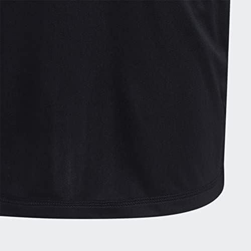 imageadidas Boys Plus Size Short Sleeve Aeroready Performance Logo Tee TShirtBlack