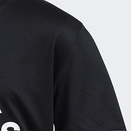imageadidas Boys Plus Size Short Sleeve Aeroready Performance Logo Tee TShirtBlack