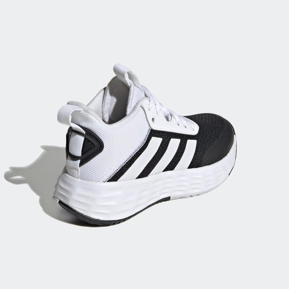 imageadidas Kids Own the Game 20 Basketball ShoeBlackWhiteBlack