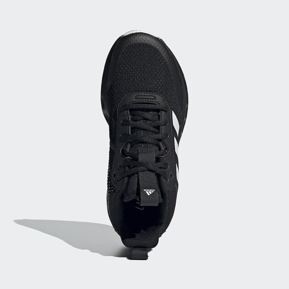 imageadidas Kids Own the Game 20 Basketball ShoeBlackWhiteCarbon