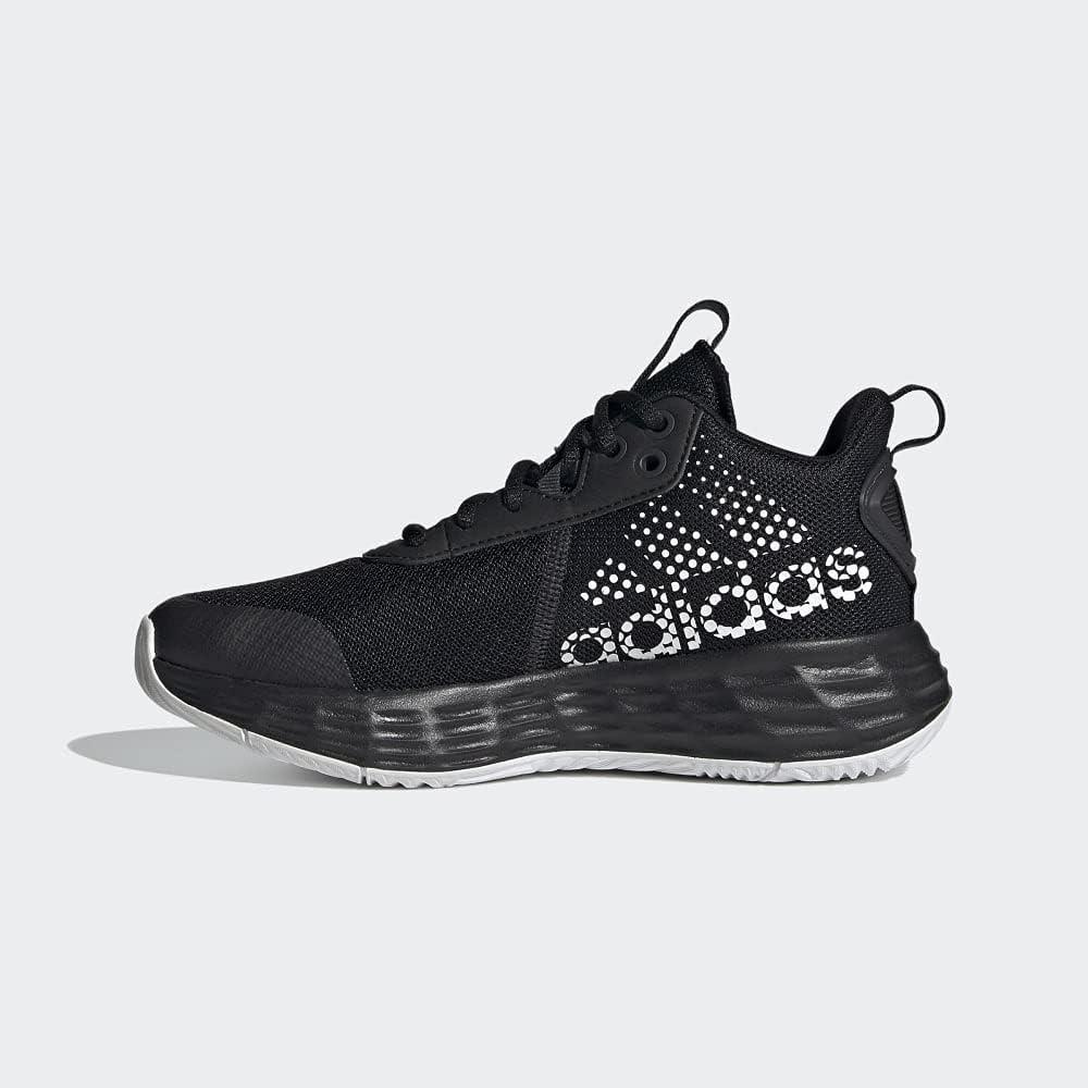imageadidas Kids Own the Game 20 Basketball ShoeBlackWhiteCarbon