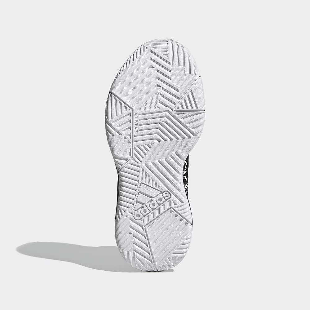 imageadidas Kids Own the Game 20 Basketball ShoeBlackWhiteCarbon