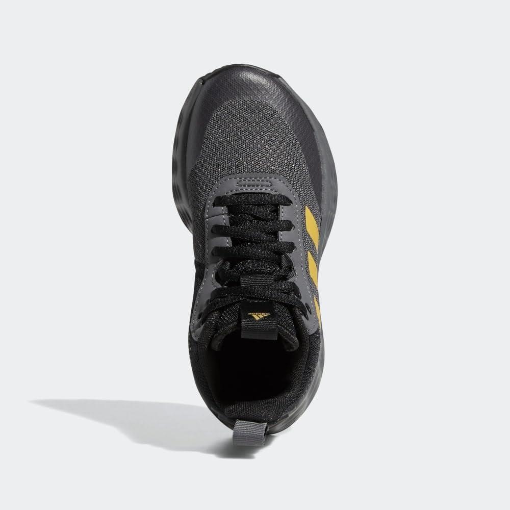 imageadidas Kids Own the Game 20 Basketball ShoeGrey FiveMatte GoldCore Black