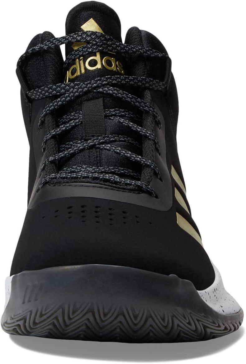 imageadidas UnisexChild Cross Em Up 5 Wide Basketball ShoeBlackGold MetallicWhite Wide