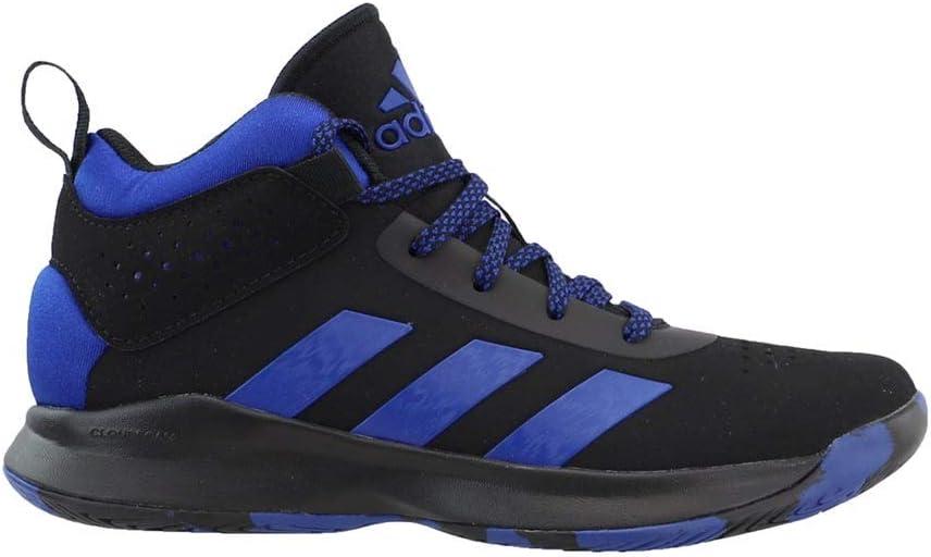imageadidas UnisexChild Cross Em Up 5 Wide Basketball ShoeBlackRoyalBlack