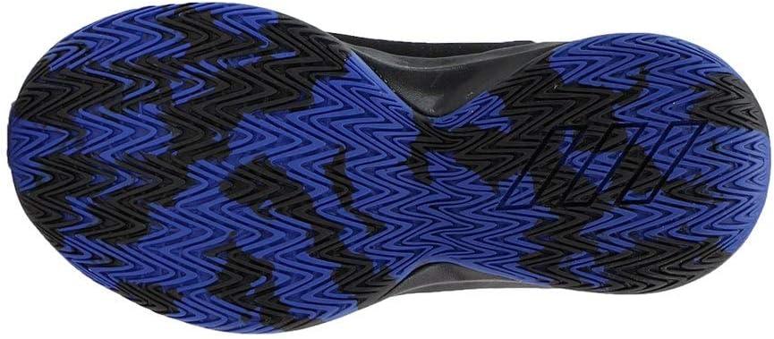imageadidas UnisexChild Cross Em Up 5 Wide Basketball ShoeBlackRoyalBlack