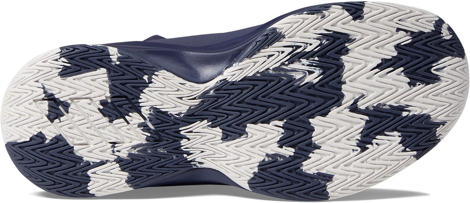 imageadidas UnisexChild Cross Em Up 5 Wide Basketball ShoeShadow NavyBright OrangeDash Grey