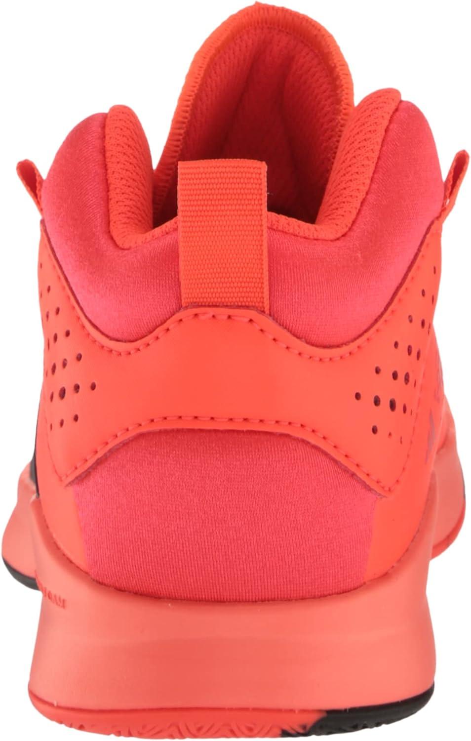 imageadidas UnisexChild Cross Em Up 5 Wide Basketball ShoeSolar RedBlackBright Red