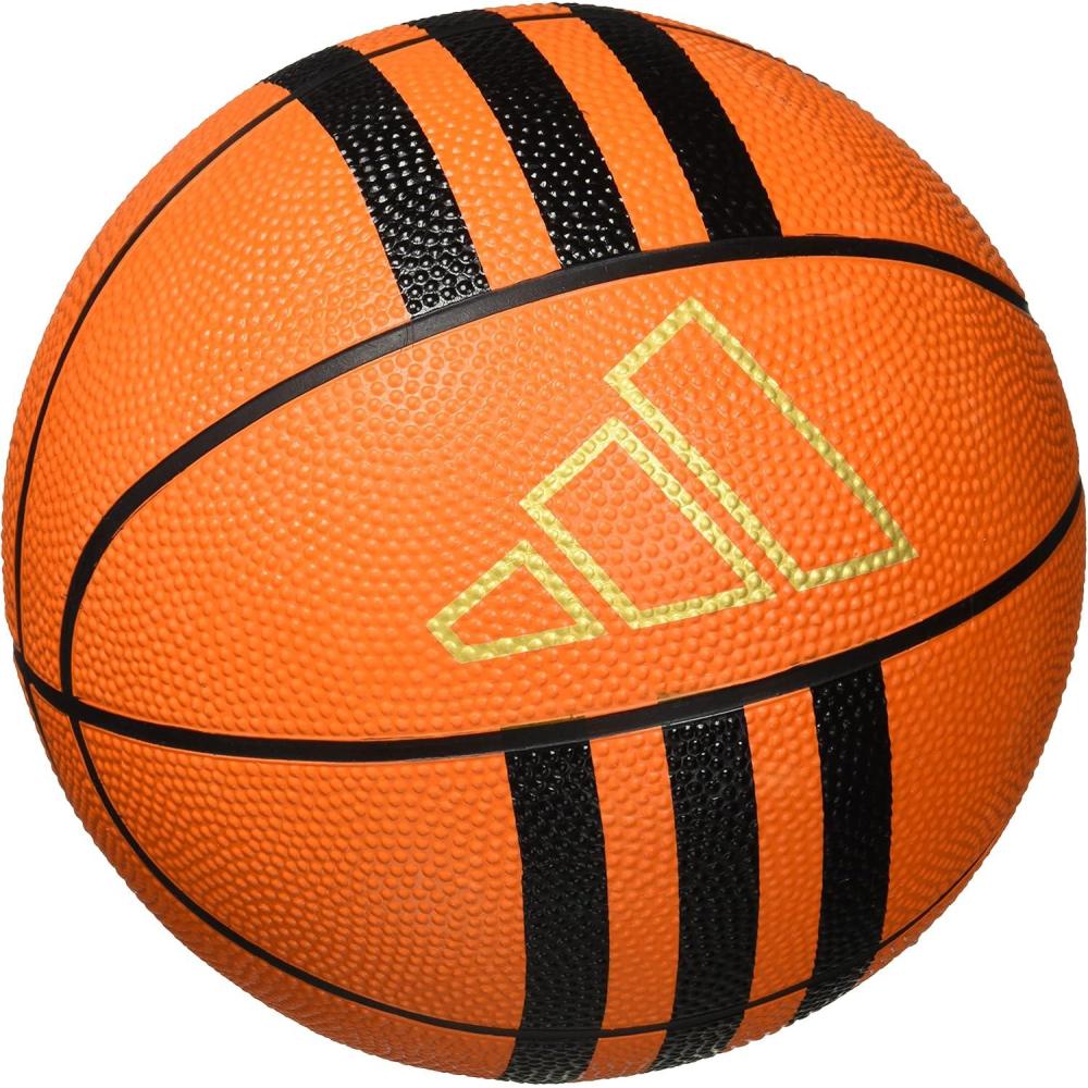 imageadidas UnisexAdult 3Stripes Rubber Mini BasketballOrange