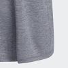 imageadidas Boys Plus Size Short Sleeve Aeroready Performance Logo Tee TShirtCharcoal Grey Heather