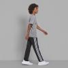 imageadidas Boys Plus Size Short Sleeve Aeroready Performance Logo Tee TShirtDark Gray