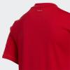 imageadidas Boys Plus Size Short Sleeve Aeroready Performance Logo Tee TShirtScarlet Adi