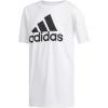 imageadidas Boys Plus Size Short Sleeve Aeroready Performance Logo Tee TShirtWhite