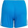 imageadidas Girls Elastic Waistband 3 Stripe Mesh ShortBlue Rush