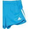 imageadidas Girls Elastic Waistband 3 Stripe Mesh ShortBlue Rush