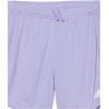 imageadidas Girls Elastic Waistband 3 Stripe Mesh ShortLight Purple