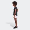 imageadidas Girls Elastic Waistband 3 Stripe Mesh ShortMedium Pink