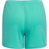 imageadidas Girls Elastic Waistband 3 Stripe Mesh ShortSemi Mint Rush