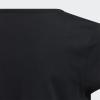 imageadidas Girls Short Sleeve Cotton Essential TShirt TopBlack