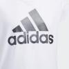 imageadidas Girls Short Sleeve Cotton Essential TShirt TopWhite