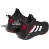 imageadidas Kids Own the Game 20 Basketball ShoeCore BlackWhiteVivid Red