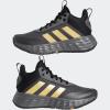 imageadidas Kids Own the Game 20 Basketball ShoeGrey FiveMatte GoldCore Black